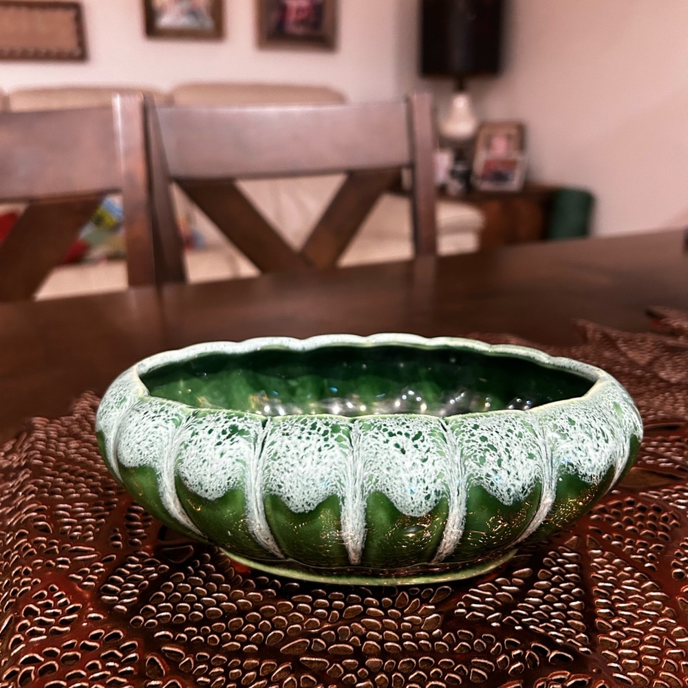 Ungemach pottery Green Ceramic Decorative Bowl